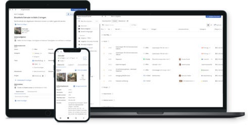 With Elara Digital's modern and innovative maintenance software, maintenance teams have all important information immediately at hand at the point of action.